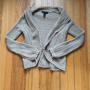 INC International Concepts Beige Cardigan